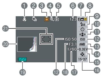 CASIO EXILIM EX-Z65 - ■ Snapshot Recording Mode - 1