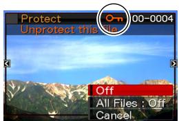 CASIO EXILIM EX-Z65 - Protecting a Specific File - 1