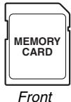 CASIO EXILIM EX-Z65 - Load a memory card into the camera. - 2