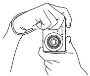 CASIO EXILIM EX-Z65 - Holding the Camera Correctly - 2