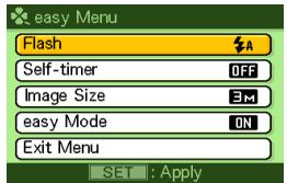 CASIO EXILIM EX-Z65 - Press [MENU]. - 1