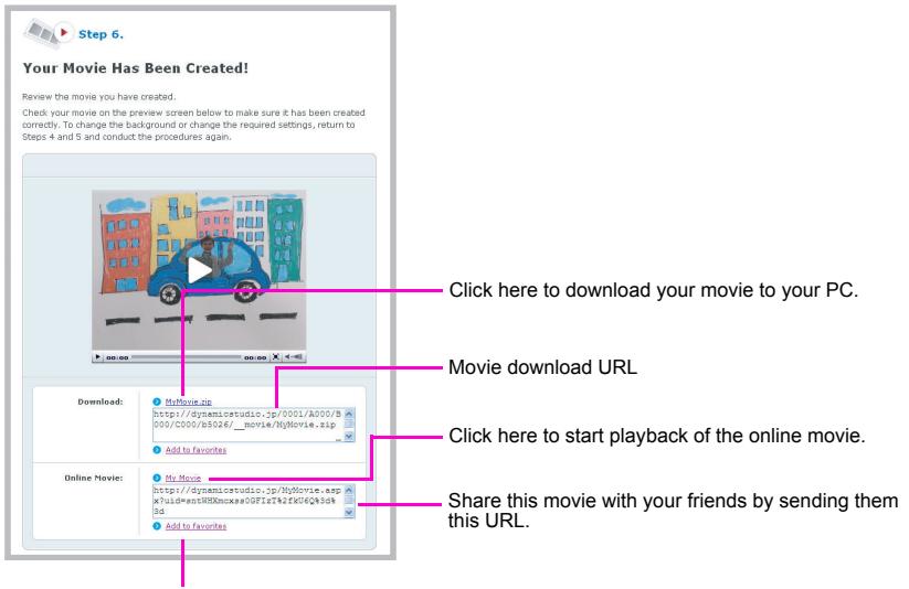 CASIO EXILIM EX-Z650 - Step 6. Your Movie Has Been Created! - 1