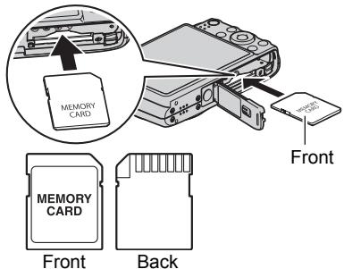 CASIO EXILIM EX-Z650 - Load a memory card. - 1