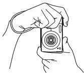 CASIO EXILIM EX-Z650 - Holding the Camera Correctly - 2