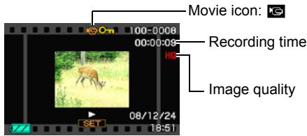 CASIO EXILIM EX-Z80 - Viewing a Movie - 1