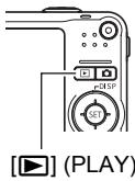 CASIO EXILIM EX-Z80 - Press [▶] (PLAY) to enter the PLAY mode. - 1