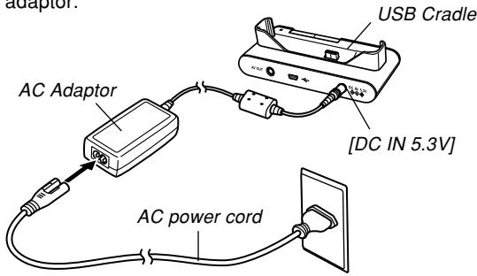 CASIO EXZ6-EX-Z7 - Using the USB Cradle to Charge the Battery - 1