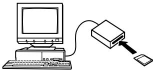 CASIO EXZ6-EX-Z7 - Using a Commercially Available SD Memory Card/SDHC Memory Card Reader/Writer - 1