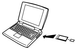 CASIO EXZ6-EX-Z7 - Using a Computer with a Built-in PC Card Slot - 1