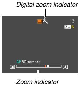 CASIO EXZ6-EX-Z7 - ■ To record an image using digital zoom - 1