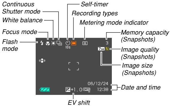 CASIO EXZ6-EX-Z7 - ● Operation Lamp and Focus Frame Operation - 1