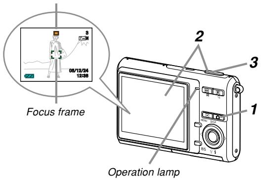 CASIO EXZ6-EX-Z7 - To record an image - 1