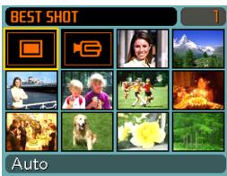 CASIO EXZ6-EX-Z7 - In the REC mode, press [BS] (BEST SHOT). - 1
