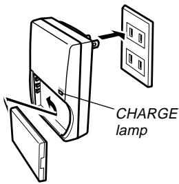 CHARGE lamp