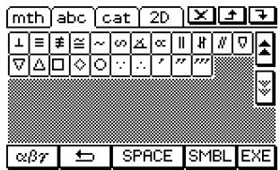CASIO CLASSPAD 300,  CLASSPAD 330 - • MATH key set - 3