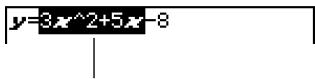CASIO CLASSPAD 300,  CLASSPAD 330 - • To copy characters - 2