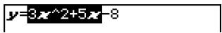 CASIO CLASSPAD 300,  CLASSPAD 330 - • To copy characters - 1