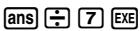 CASIO CLASSPAD 300,  CLASSPAD 330 - Using the Answer Variable (ans) - 3