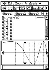 CASIO CLASSPAD 300,  CLASSPAD 330 - - To configure View Window parameters - 1