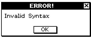 CASIO CLASSPAD 300,  CLASSPAD 330 - Calculation Error - 1