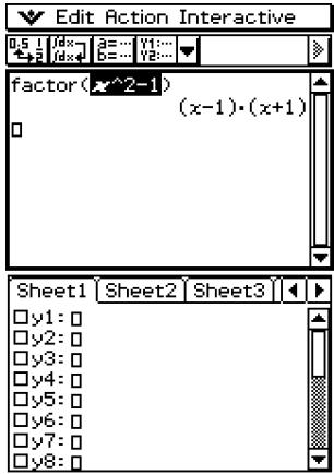 CASIO CLASSPAD 300,  CLASSPAD 330 - - ClassPad Operation - 1