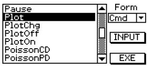 CASIO CLASSPAD 300,  CLASSPAD 330 - - To use the catalog (cat) keyboard - 3