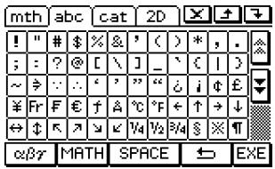 CASIO CLASSPAD 300,  CLASSPAD 330 - - SMBL key set - 1