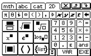 CASIO CLASSPAD 300,  CLASSPAD 330 - - 2D Keyboard - 1