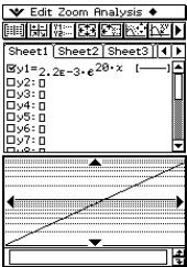 CASIO CLASSPAD 300,  CLASSPAD 330 - - To configure View Window parameters - 2