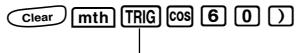CASIO CLASSPAD 300,  CLASSPAD 330 - - To correct a calculation expression - 1