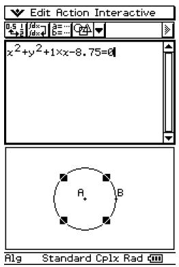 CASIO CLASSPAD 300,  CLASSPAD 330 - ■ Dragging a Figure from the Geometry Window to the Work Area - 2