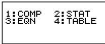 CASIO FX-500ES - Specifying the Calculation Mode - 1