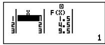 CASIO FX-500ES - ■ Configuring a Number Table Generation Function - 4