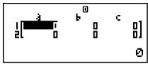 CASIO FX-500ES - ■ Inputting Coefficients - 1