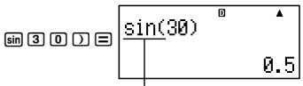 CASIO FX-500ES - Inputting a Function with Parenthesis - 2