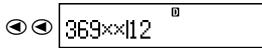 CASIO FX-500ES - Deleting a Character or Function - 4