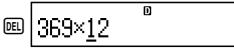 CASIO FX-500ES - Deleting a Character or Function - 9