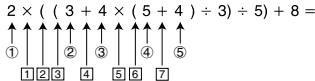 CASIO FX-500ES - ■ Stack Limitations - 1