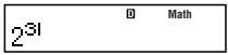 2^31 D Math
