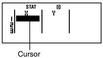 STAT D Cursor
