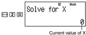 Solve for X Math Current value of X