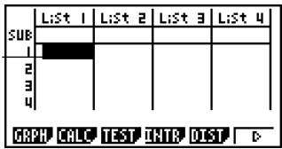 CASIO FX-9860GSD - 6-1 Before Performing Statistical Calculations - 1
