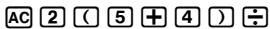 CASIO FX-9860GSD - ■ Inputting Calculations - 5