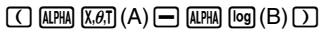 CASIO FX-9860GSD - - To store a function - 4
