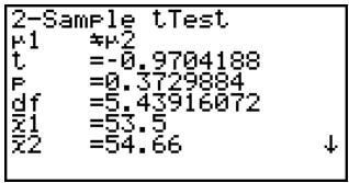 CASIO FX-9860GSD - Calculation Result Output Example - 1