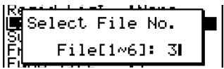 CASIO FX-9860GSD - - To switch between list files - 3