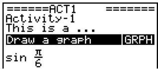 CASIO FX-9860GSD - • To change the title of a strip - 1