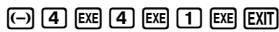CASIO FX-9860GSD - Procedure - 2