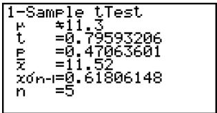 CASIO FX-9860GSD - Calculation Result Output Example - 1