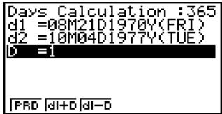 CASIO FX-9860GSD - 7-8 Day/Date Calculations - 4